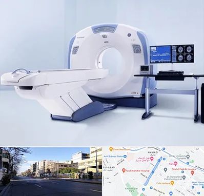 سی تی اسکن شبانه روزی در خیابان ملاصدرا شیراز