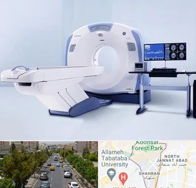 سی تی اسکن شبانه روزی در شهران 