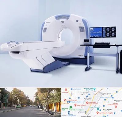 سی تی اسکن شبانه روزی در شریعتی 