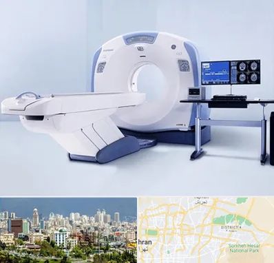 سی تی اسکن شبانه روزی در شرق تهران 
