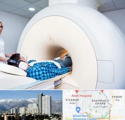 ام ار ای شبانه روزی در شهرک غرب 