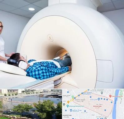 ام ار ای شبانه روزی در گلستان اهواز