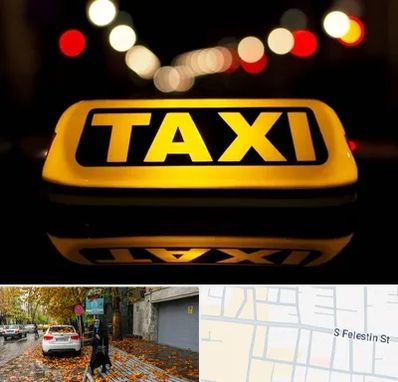 تاکسی تلفنی در خیابان فلسطین