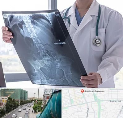 رادیولوژی شبانه روزی در بلوار فرحزادی