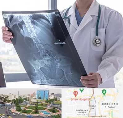 رادیولوژی شبانه روزی در ونک 