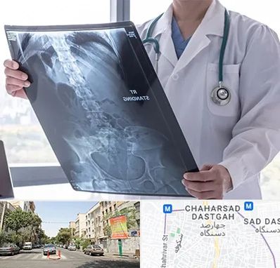 رادیولوژی شبانه روزی در چهارصد دستگاه 