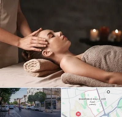 مرکز اسپا در شهرک ولیعصر