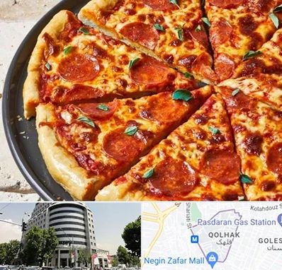 پیتزا سلف سرویس در قلهک 