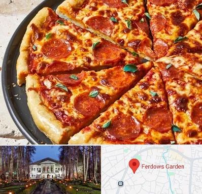 پیتزا سلف سرویس در باغ فردوس