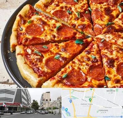 پیتزا سلف سرویس در بلوار فردوس 