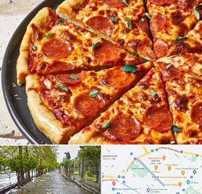 پیتزا سلف سرویس در خیابان ارم شیراز
