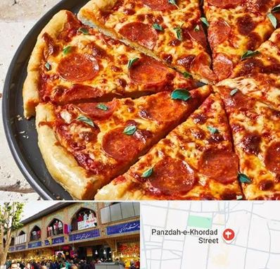 پیتزا سلف سرویس در 15 خرداد