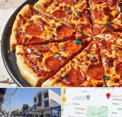 پیتزا سلف سرویس در افسریه 
