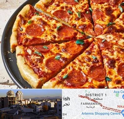 پیتزا سلف سرویس در فرمانیه 