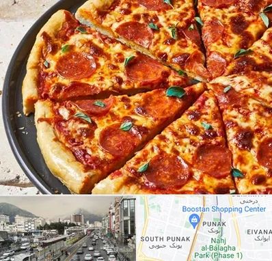 پیتزا سلف سرویس در پونک 