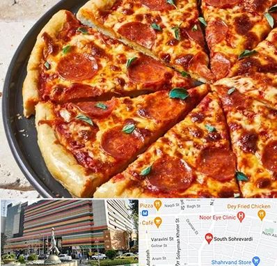 پیتزا سلف سرویس در سهروردی 