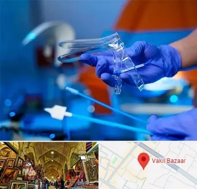 تست پاپ اسمیر در بازار وکیل شیراز