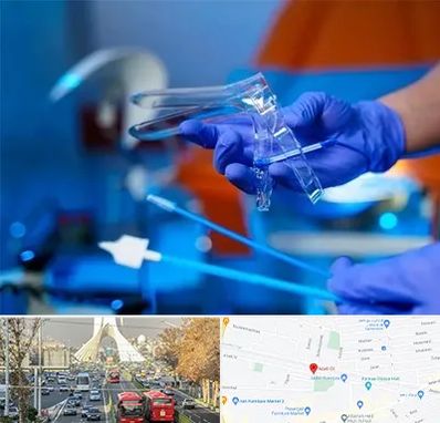 تست پاپ اسمیر در خیابان آزادی 