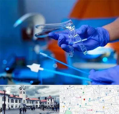 تست پاپ اسمیر در میدان شهرداری رشت