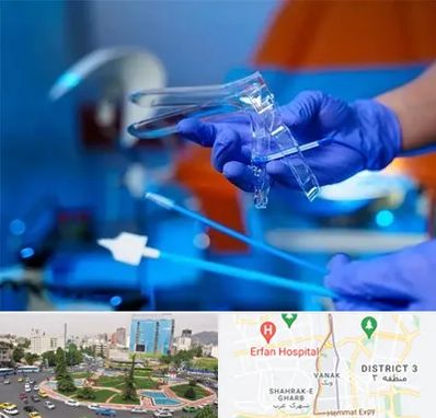 تست پاپ اسمیر در ونک 