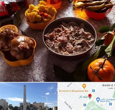 طباخی در فلکه گاز شیراز