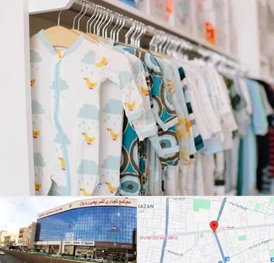 تولیدی لباس بچه گانه در نصف راه تبریز