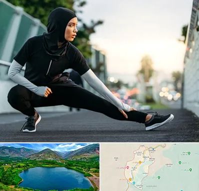 فروشگاه لباس ورزشی زنانه در رودبار