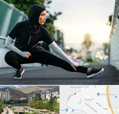 فروشگاه لباس ورزشی زنانه در شهر زیبا 