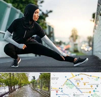 فروشگاه لباس ورزشی زنانه در خیابان ارم شیراز