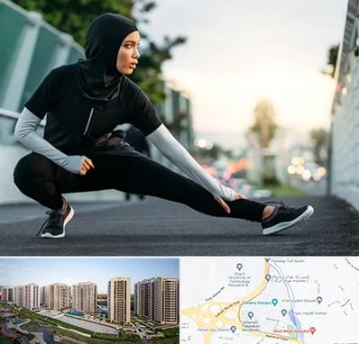 فروشگاه لباس ورزشی زنانه در المپیک 