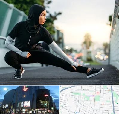 فروشگاه لباس ورزشی زنانه در بلوار اباذر