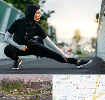 فروشگاه لباس ورزشی زنانه در آیت الله کاشانی 