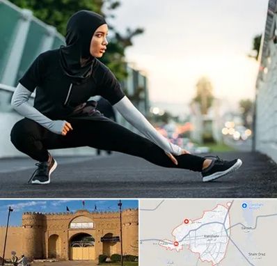 فروشگاه لباس ورزشی زنانه در ایرانشهر