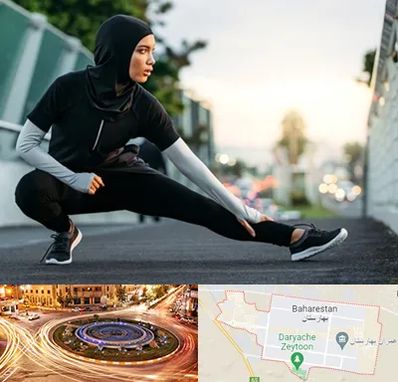 فروشگاه لباس ورزشی زنانه در بهارستان