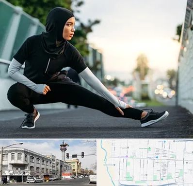 فروشگاه لباس ورزشی زنانه در 17شهریور