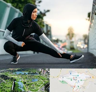 فروشگاه لباس ورزشی زنانه در بجنورد