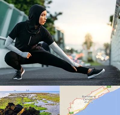 فروشگاه لباس ورزشی زنانه در بندرلنگه