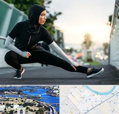 فروشگاه لباس ورزشی زنانه در کوروش اهواز 