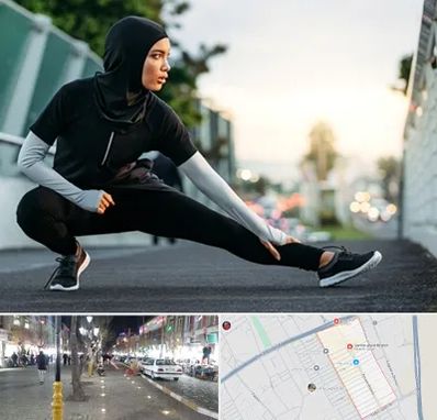 فروشگاه لباس ورزشی زنانه در باغ فیض اسلامشهر