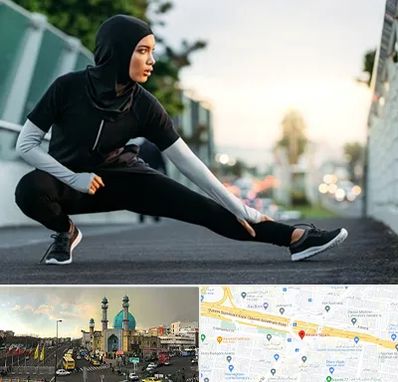 فروشگاه لباس ورزشی زنانه در رسالت 