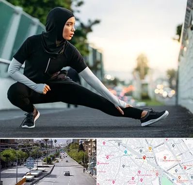 فروشگاه لباس ورزشی زنانه در خیابان زند شیراز