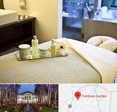 سالن ماساژ در باغ فردوس