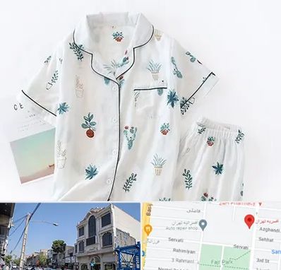 تولیدی لباس راحتی زنانه در افسریه 