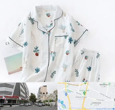 تولیدی لباس راحتی زنانه در بلوار فردوس 