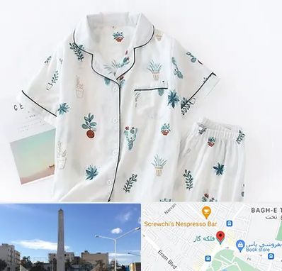 تولیدی لباس راحتی زنانه در فلکه گاز شیراز