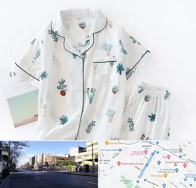 تولیدی لباس راحتی زنانه در خیابان ملاصدرا شیراز