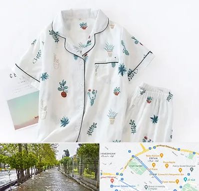 تولیدی لباس راحتی زنانه در خیابان ارم شیراز