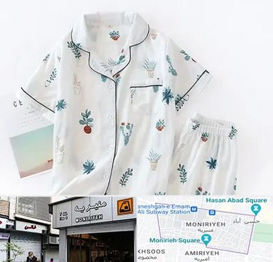 تولیدی لباس راحتی زنانه در منیریه 