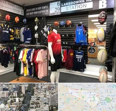 فروشگاه لباس ورزشی در منطقه 18 تهران 