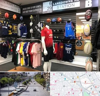 فروشگاه لباس ورزشی در خیابان زند شیراز